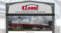 Desktop Screenshot of clouseconstruction.com